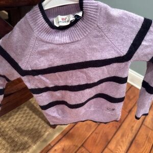 2T Girl's Purple Striped Vineyard Vines Sweater